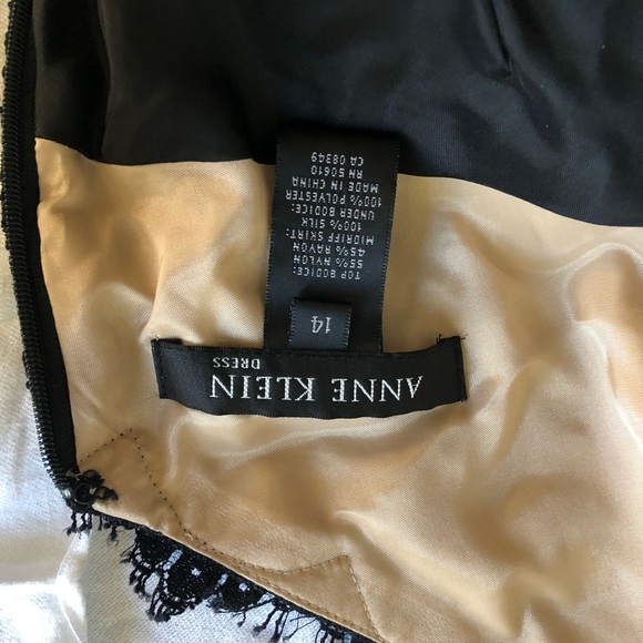 Anne Klein 14W Silk Chiffon Dress - Picture 9 of 14